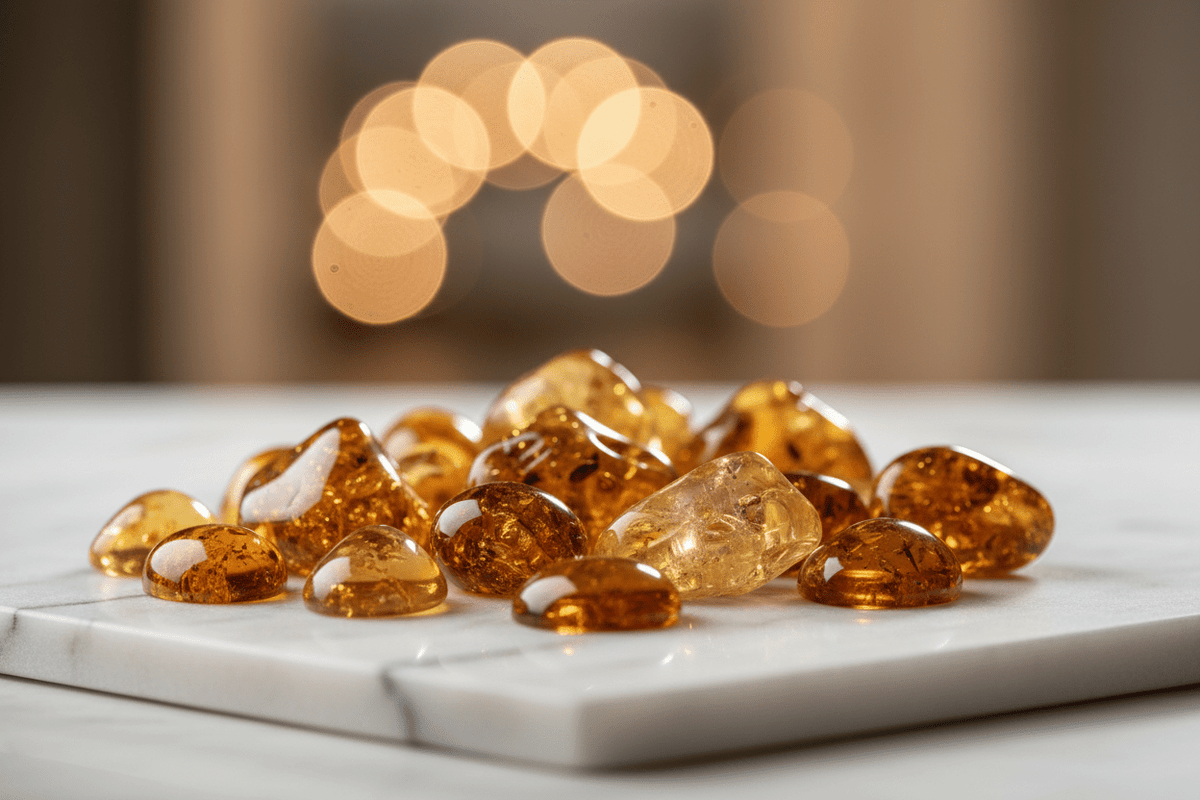 Ambre : comment l'associer à d'autres pierres naturelles - Kumari Legacy