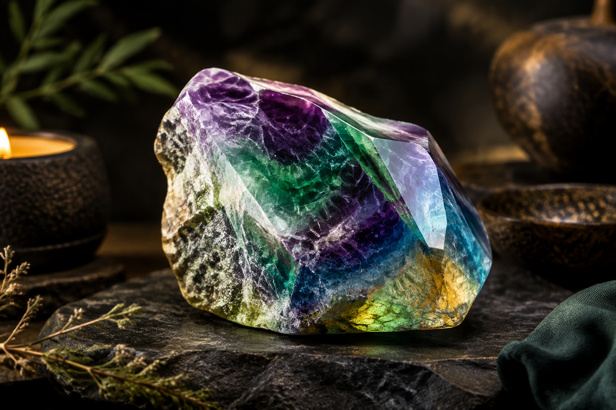 Fluorite : symbolique et histoire d'une pierre aux mille couleurs