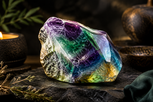 Fluorite : symbolique et histoire d'une pierre aux mille couleurs