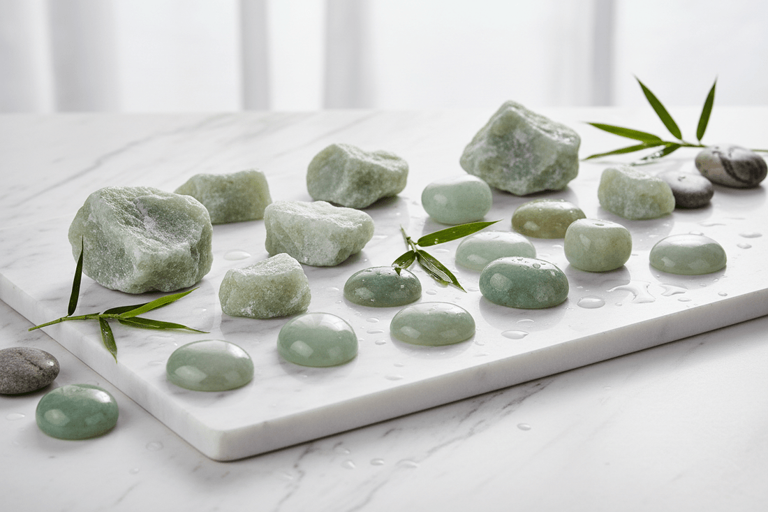 Jadéite Vert d'Eau : Origine et Gemmologie d'une Pierre Rare - Kumari Legacy