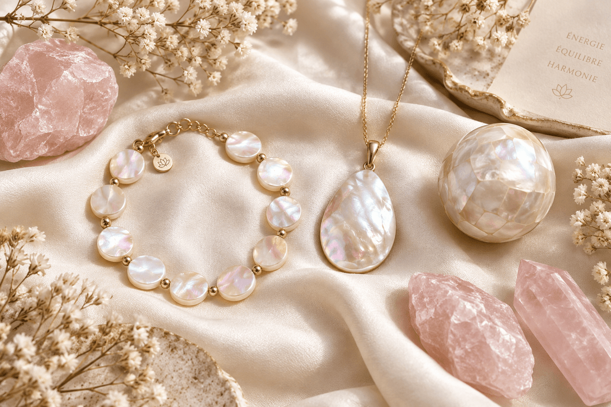 Nacre en Lithothérapie : Quel Cadeau Symbolique Offrir ? - Kumari Legacy