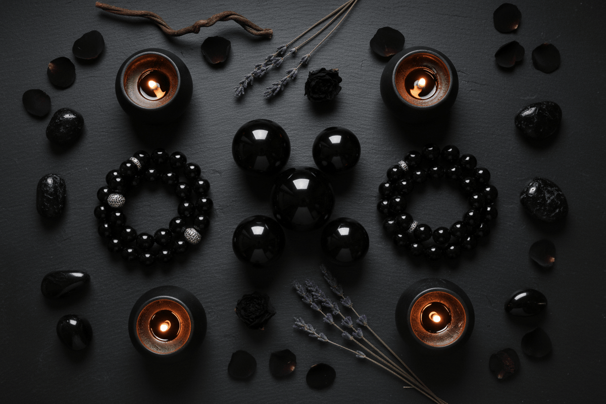 Obsidienne et Chakra Racine : Courage et Transformation - Kumari Legacy