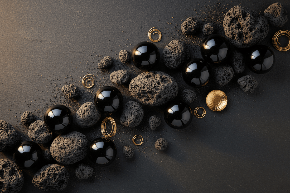 Obsidienne et Pierre de Lave : Origine et Gemmologie - Kumari Legacy
