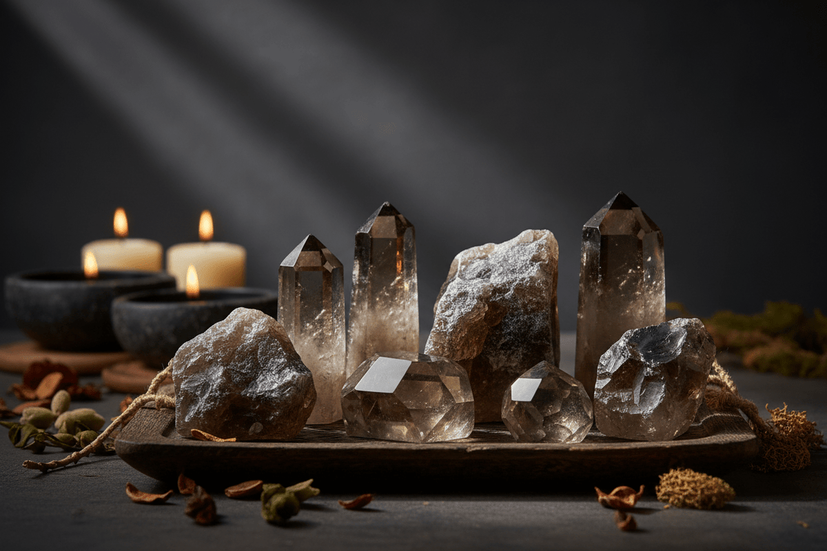 Quartz Fumé : Comment l'Associer à d'Autres Pierres ? - Kumari Legacy