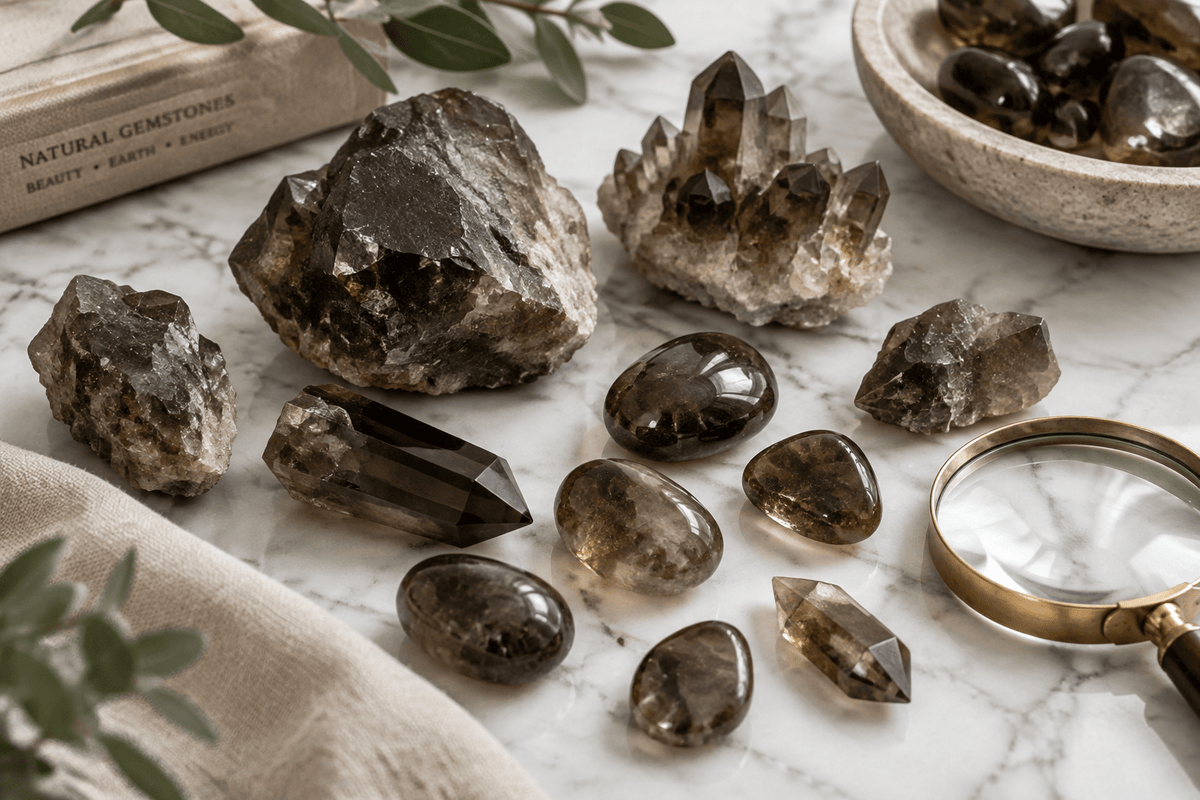 Quartz Fumé Naturel ou Traité : Comment le Reconnaître ? - Kumari Legacy