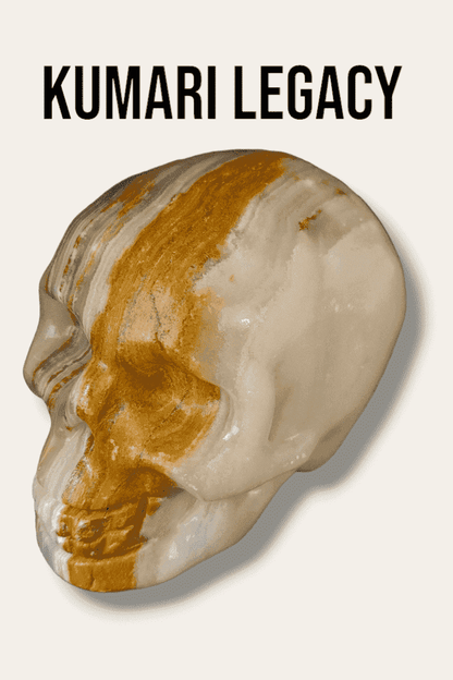 Crâne en Jade d'Afghanistan - Pierre de Sagesse et de Sérénité - Kumari Legacy