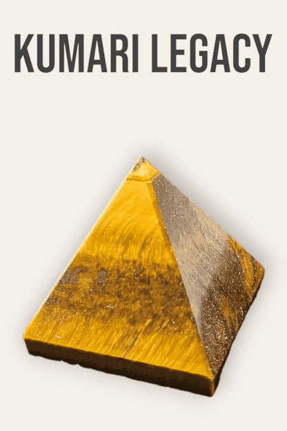 Pyramide En Pierre Naturelle Œil Du Tigre- Lithotherapie - Kumari Legacy