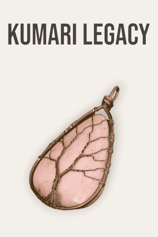 Pendentif en Rhodonite Naturelle - Équilibre Émotionnel et Compassion |DIY - Lithothérapie - Kumari Legacy