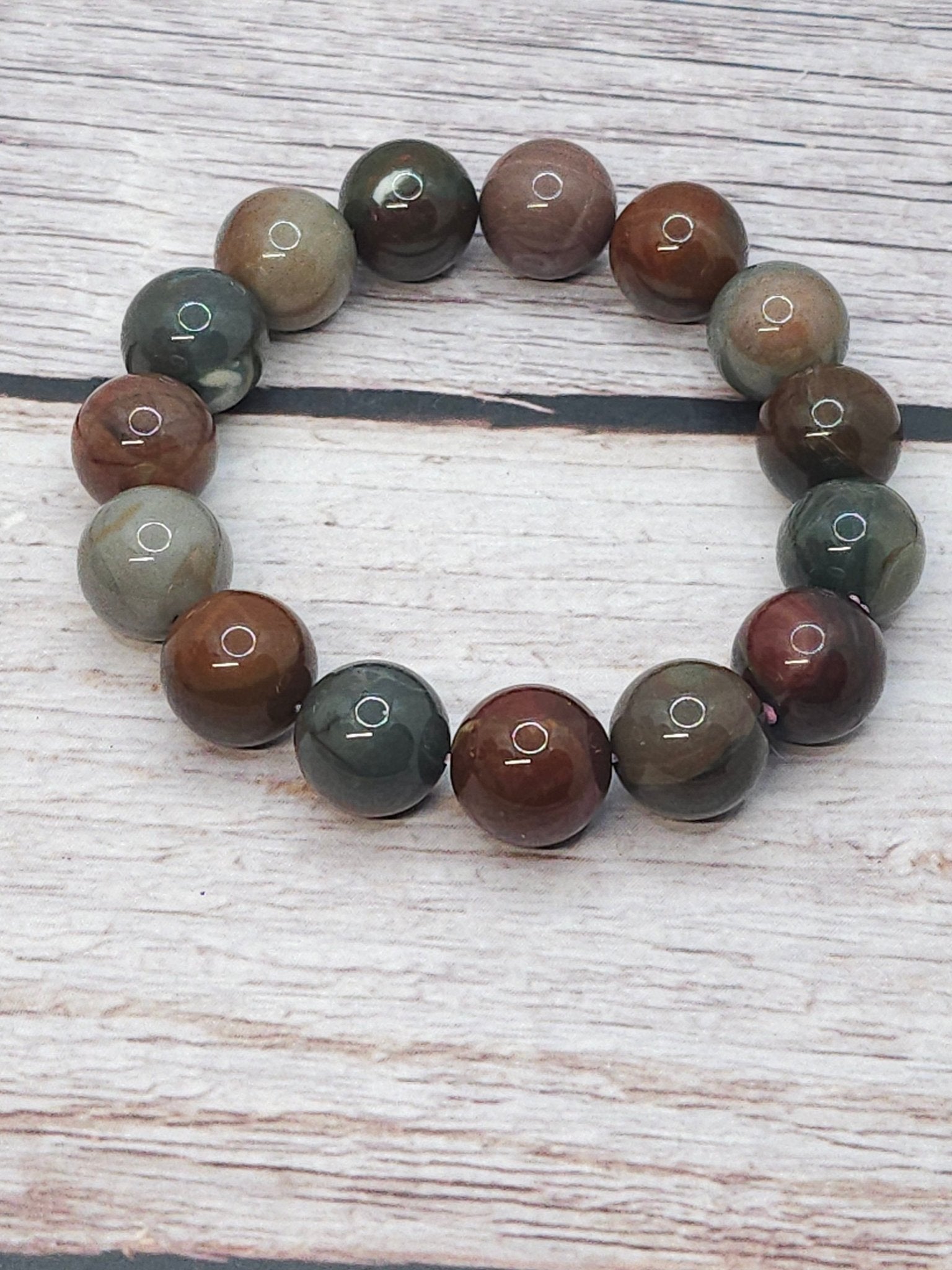 Bracelet Agate Alashan 12mm - Kumari Legacy