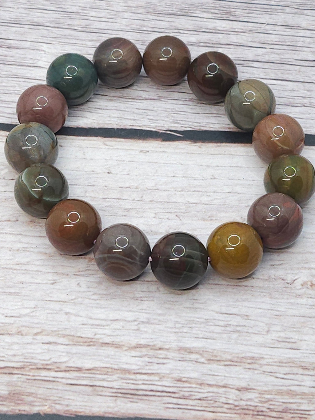 Bracelet Agate Alashan 14mm - Kumari Legacy
