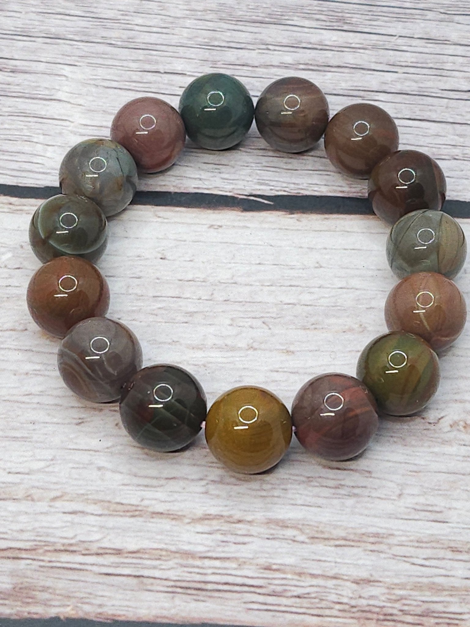 Bracelet Agate Alashan 14mm - Kumari Legacy
