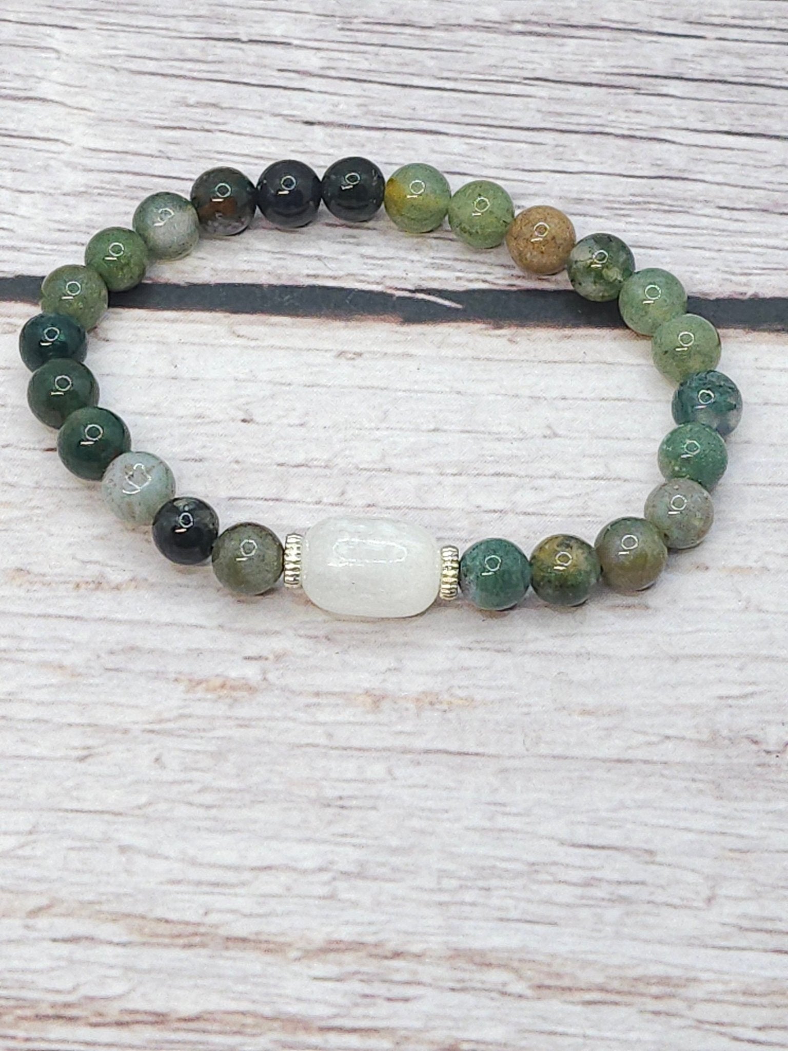 Bracelet Agate Indienne 6mm - Kumari Legacy
