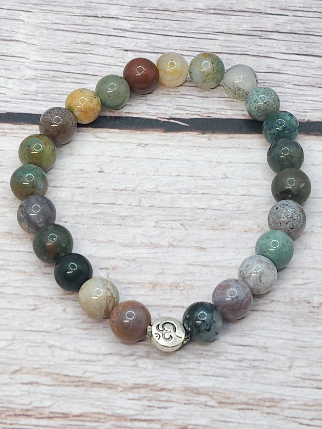 Bracelet Agate Indienne 8mm - Kumari Legacy