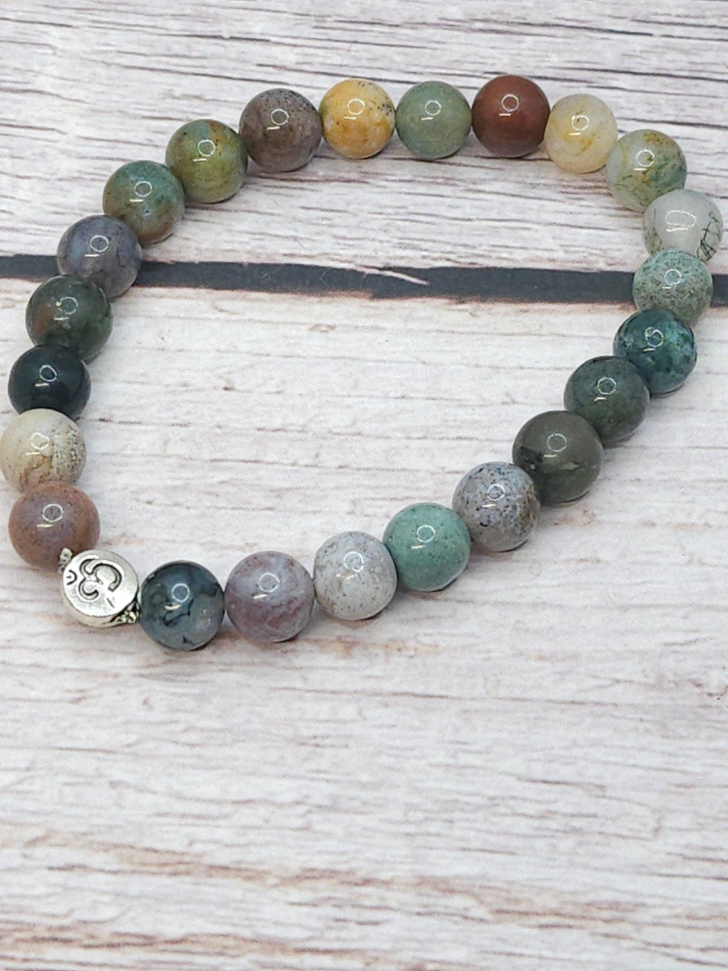 Bracelet Agate Indienne 8mm - Kumari Legacy