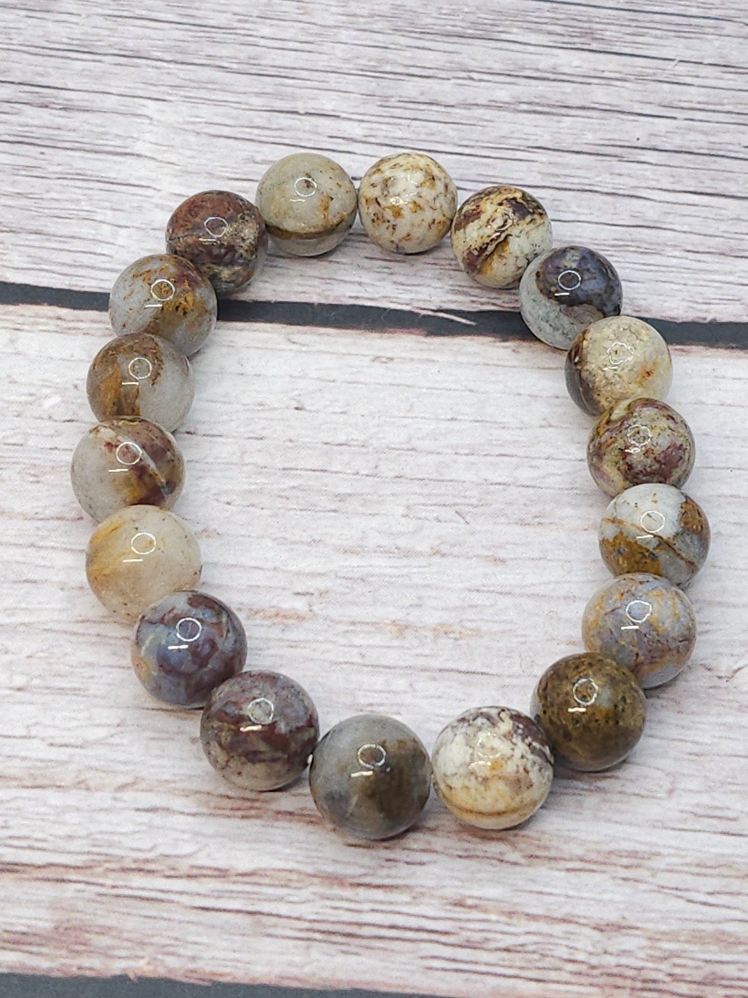Bracelet Agate Symbiotique 12mm - Kumari Legacy