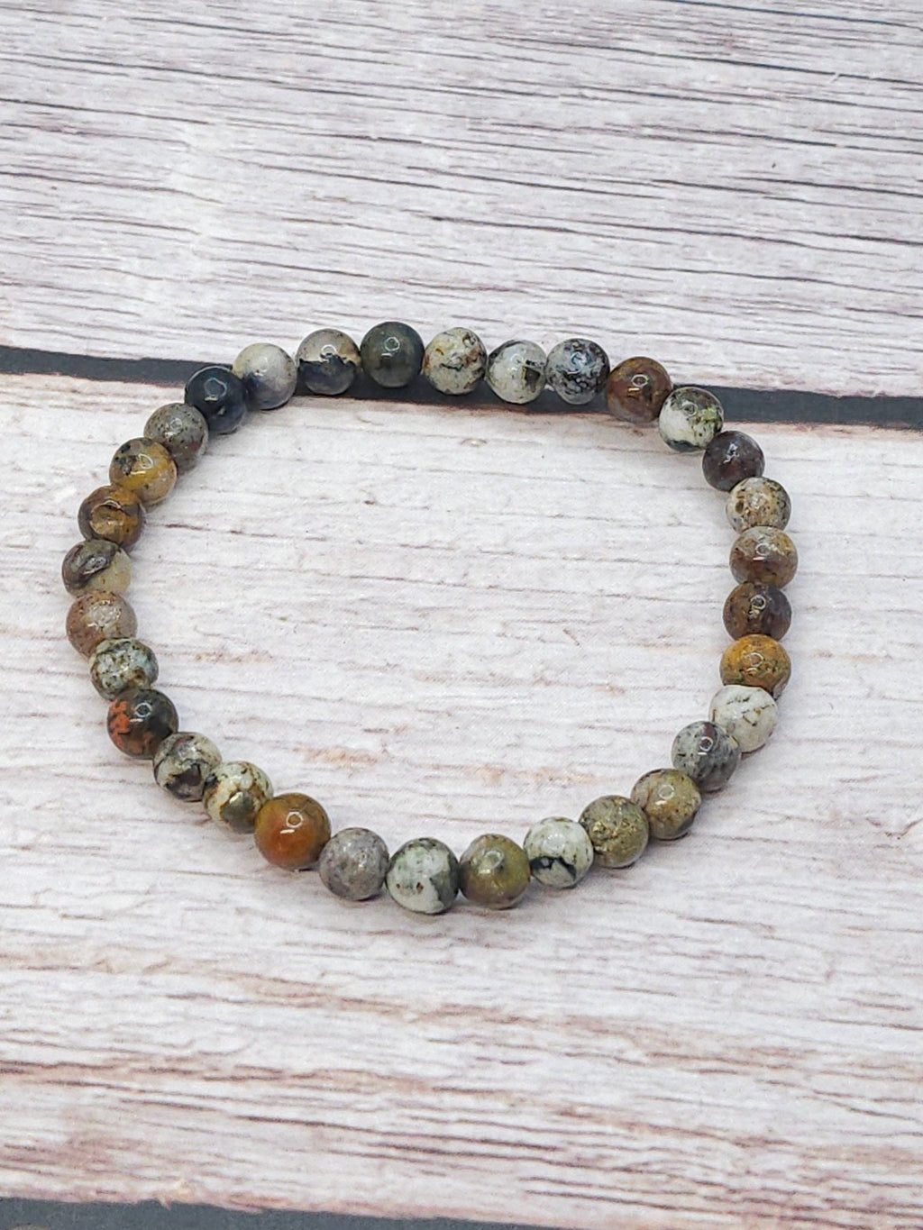 Bracelet Agate Symbiotique 6mm - Kumari Legacy