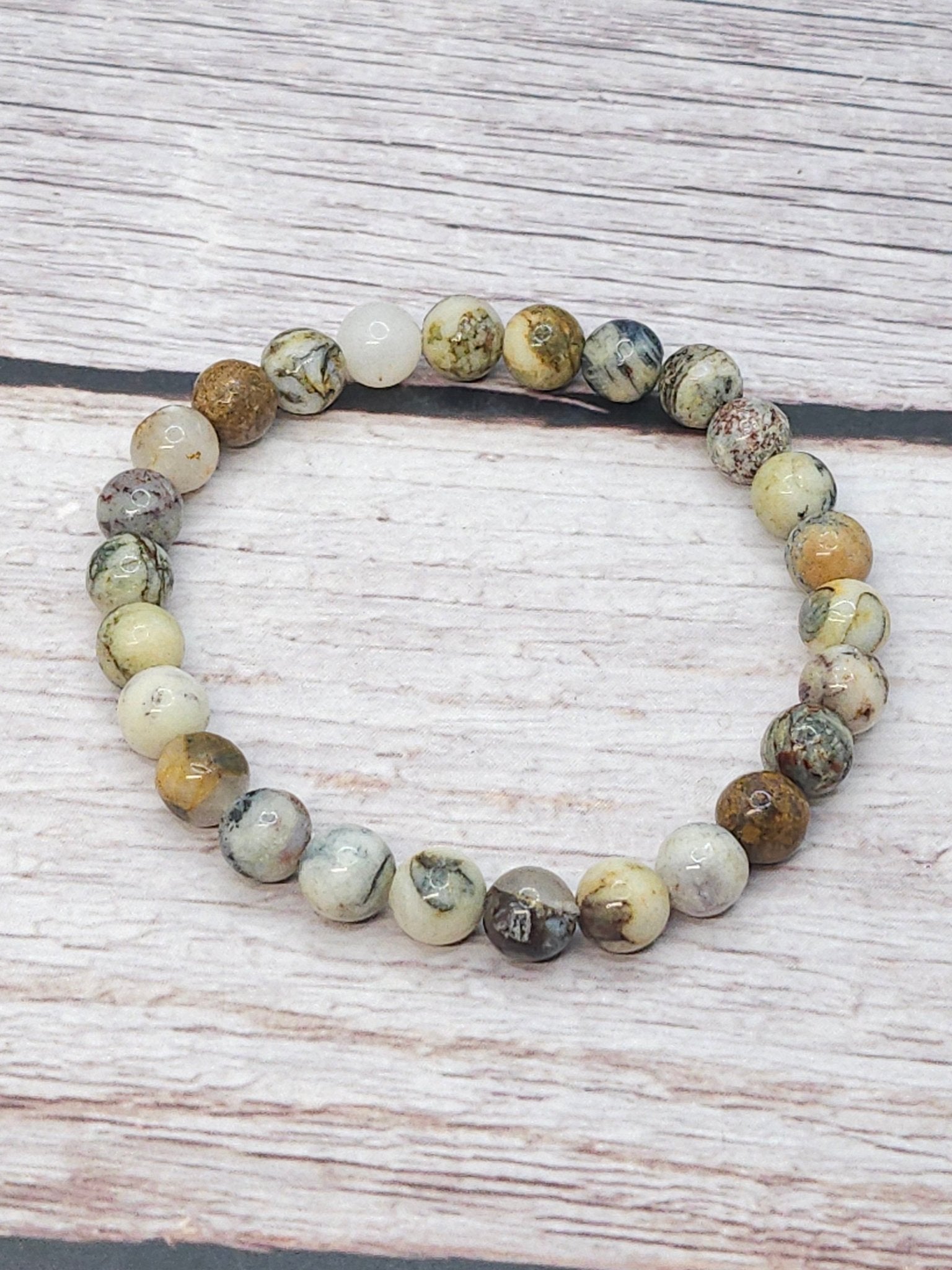 Bracelet Agate Symbiotique 8mm - Kumari Legacy