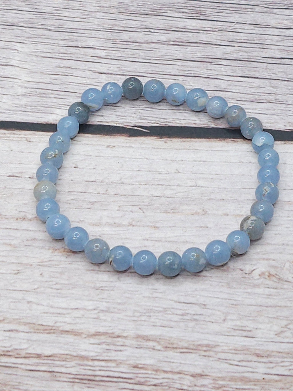 Bracelet Angélite 6mm - Kumari Legacy