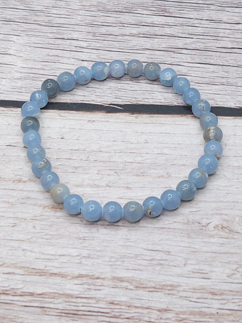 Bracelet Angélite 6mm - Kumari Legacy