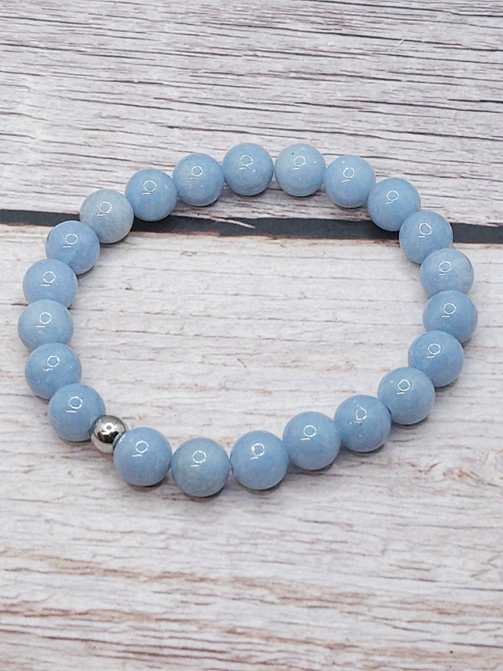Bracelet Angélite 8mm - Kumari Legacy