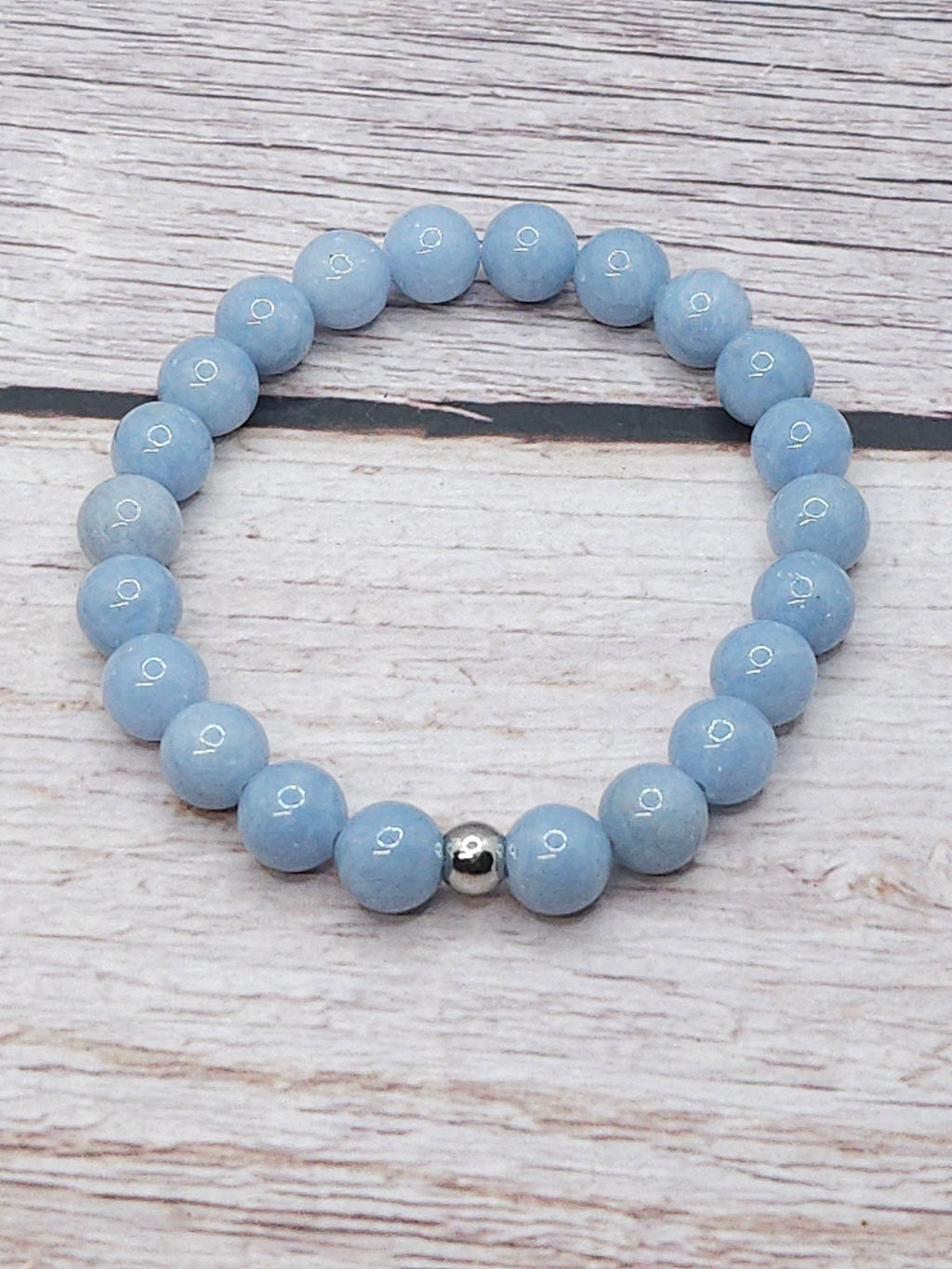 Bracelet Angélite 8mm - Kumari Legacy
