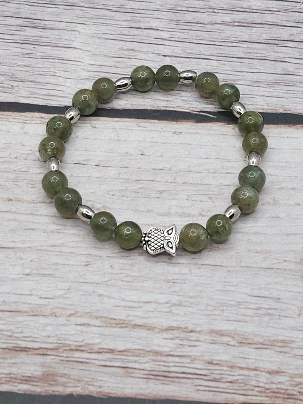 Bracelet Apatite Verte 6mm - Kumari Legacy