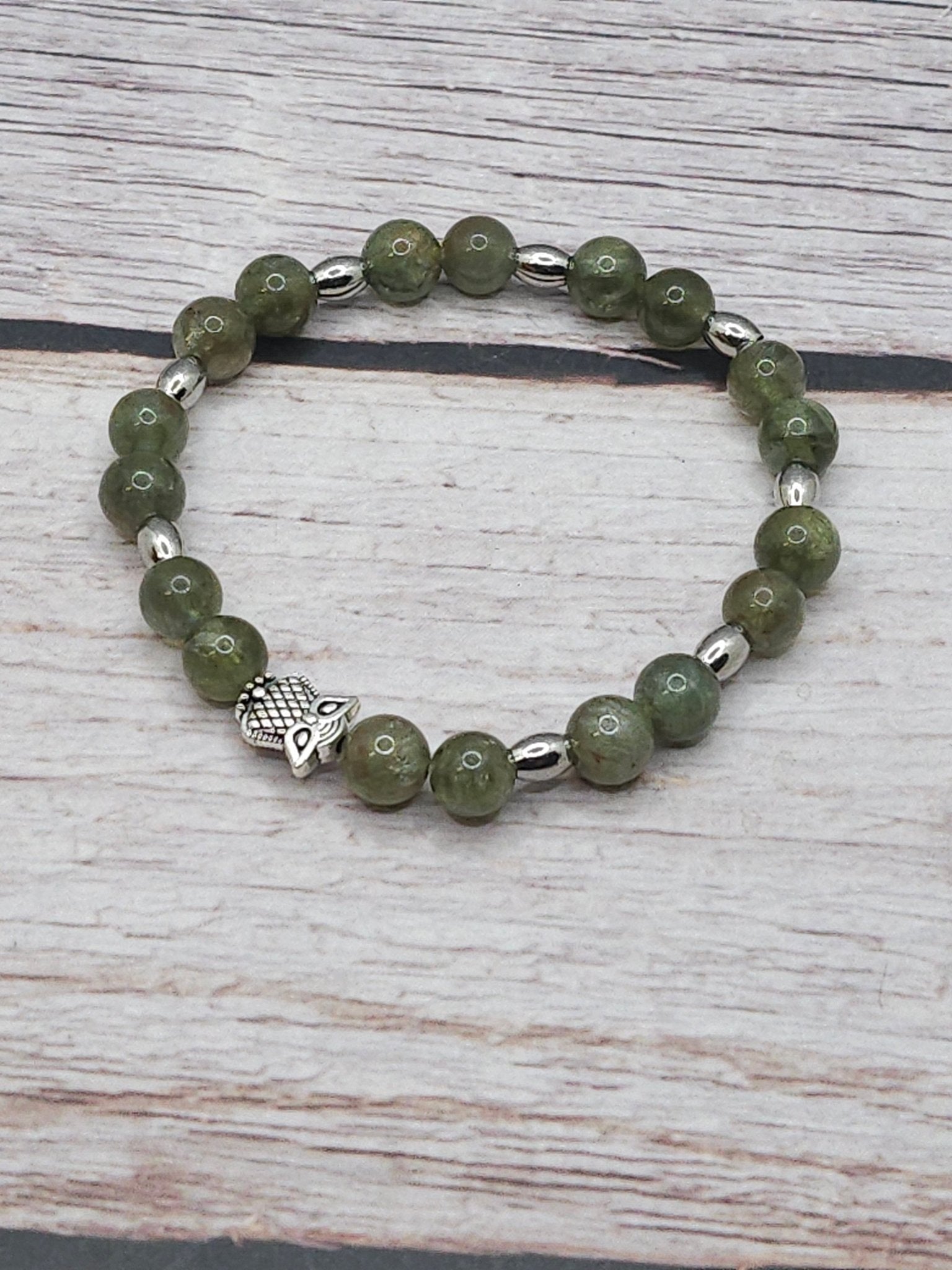 Bracelet Apatite Verte 6mm - Kumari Legacy