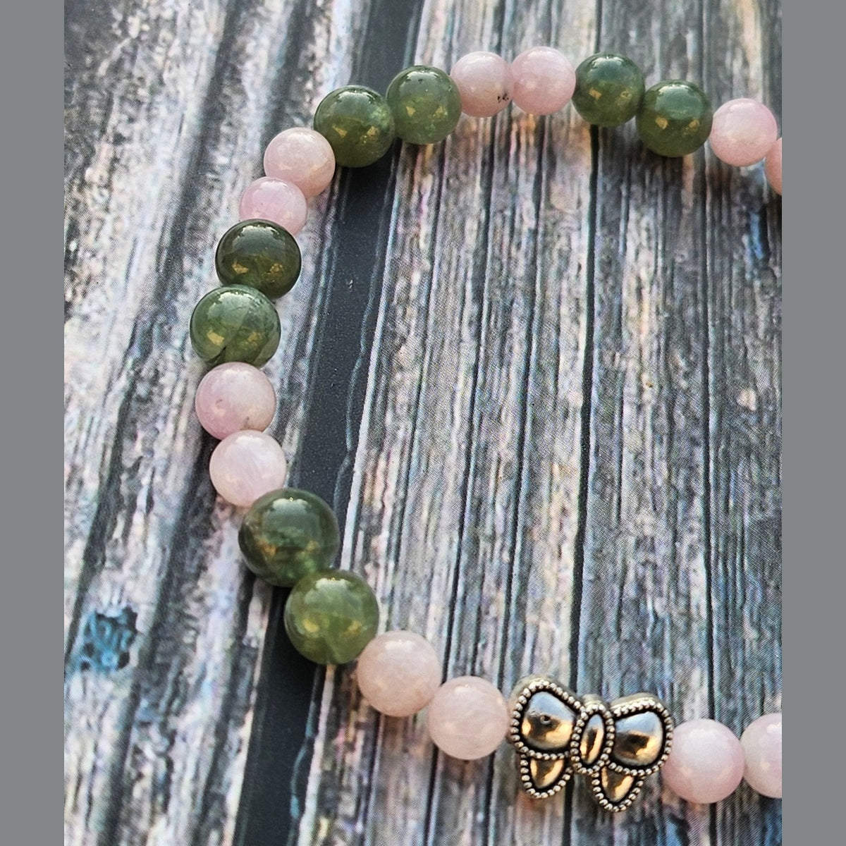 Bracelet Apatite Verte & Kunzite – 6/4mm - Kumari Legacy