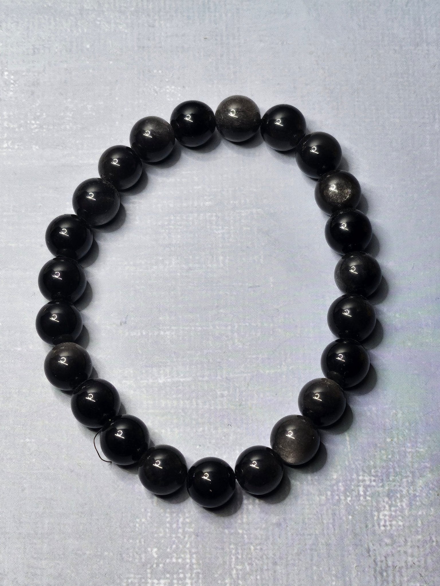 Bracelet “Aurum” – Obsidienne Gold 8 mm – Personnalisable & Sur mesure - Kumari Legacy