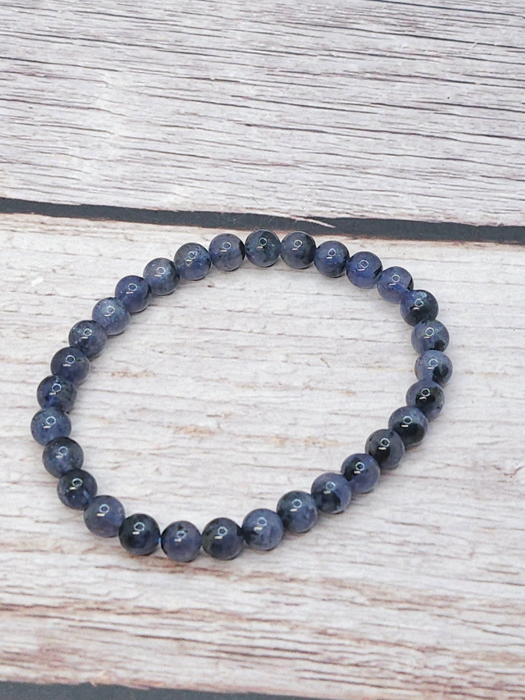 Bracelet Cordiérite (Iolite) 6mm - Kumari Legacy