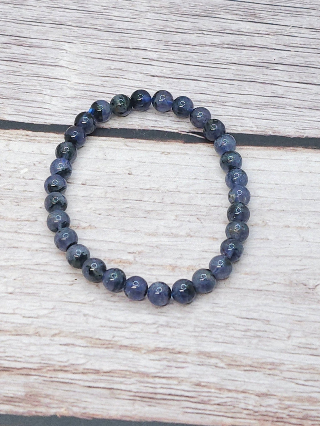 Bracelet Cordiérite (Iolite) 6mm - Kumari Legacy
