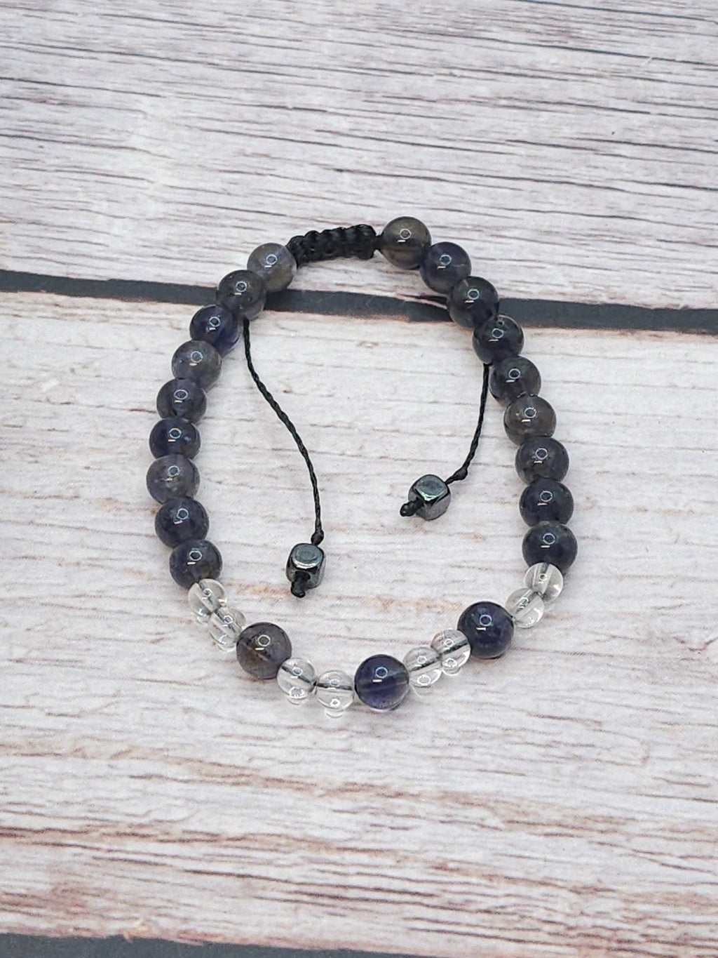 Bracelet Cordiérite (Iolite) 6mm – Haute Qualité - Kumari Legacy