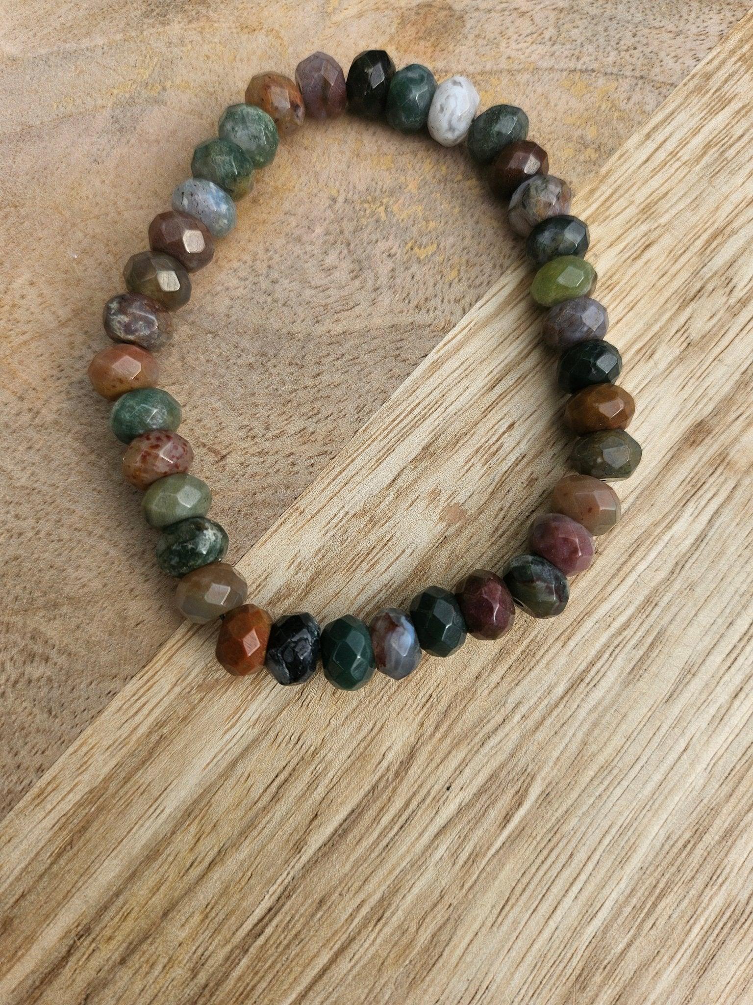 Bracelet “Dharma” – Agate Indienne Donuts – Sur mesure - Kumari Legacy