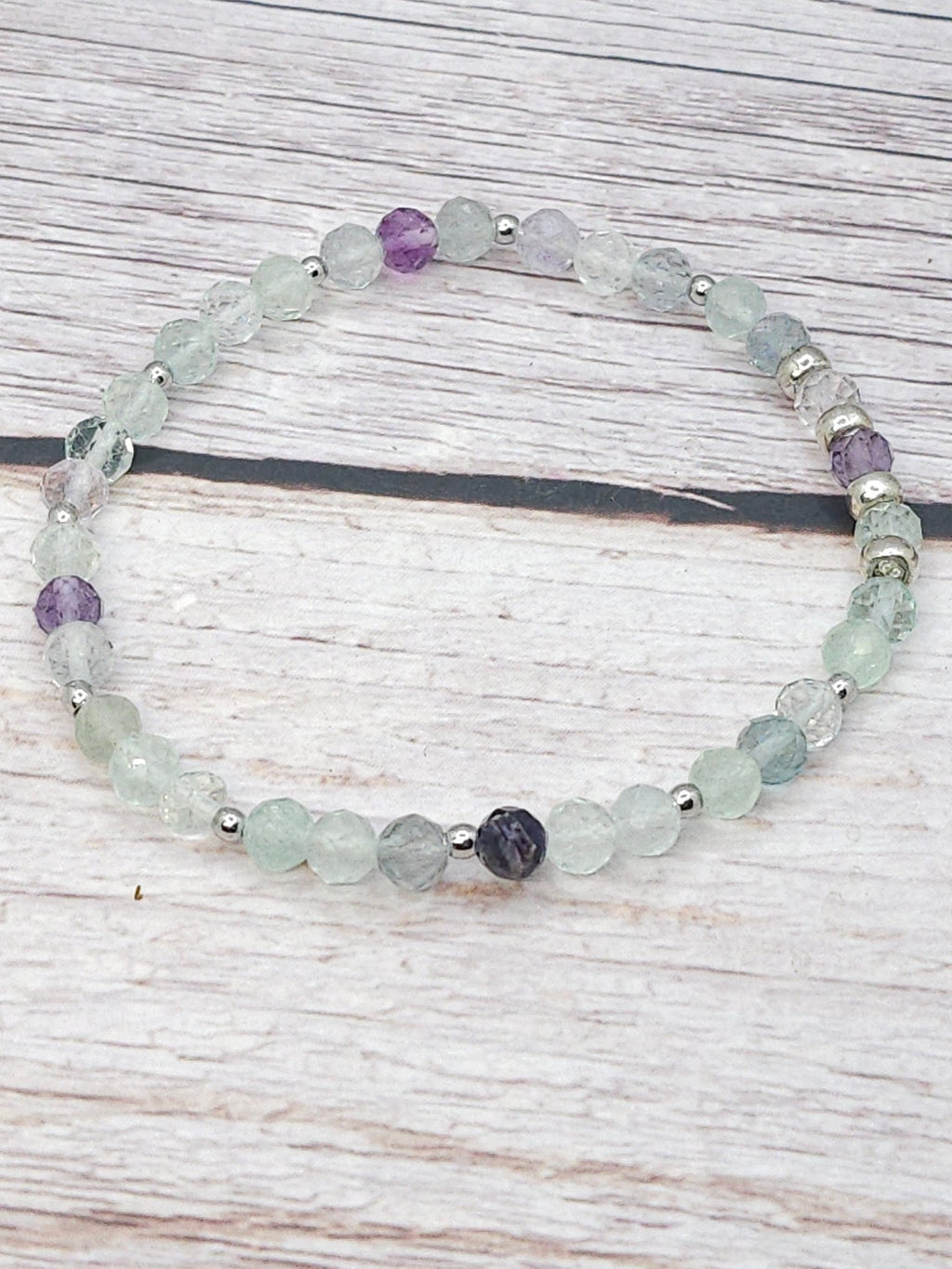 Bracelet Fluorite Facettée 6mm - Kumari Legacy