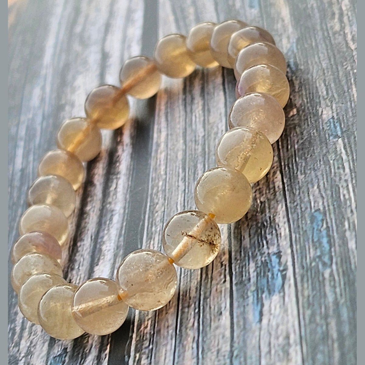 Bracelet Fluorite jaune – 8mm - Kumari Legacy