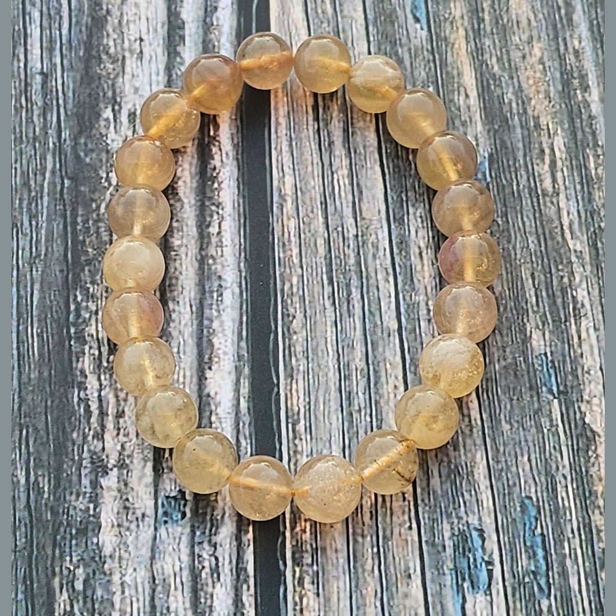 Bracelet Fluorite jaune – 8mm - Kumari Legacy
