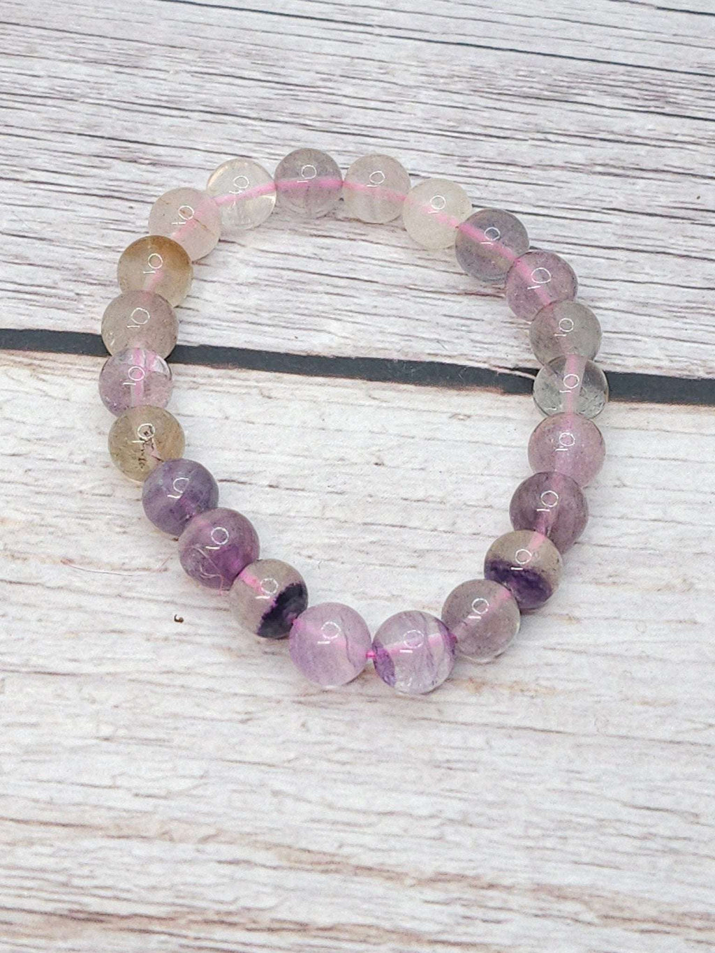 Bracelet Fluorite Multicolore 10mm - Kumari Legacy