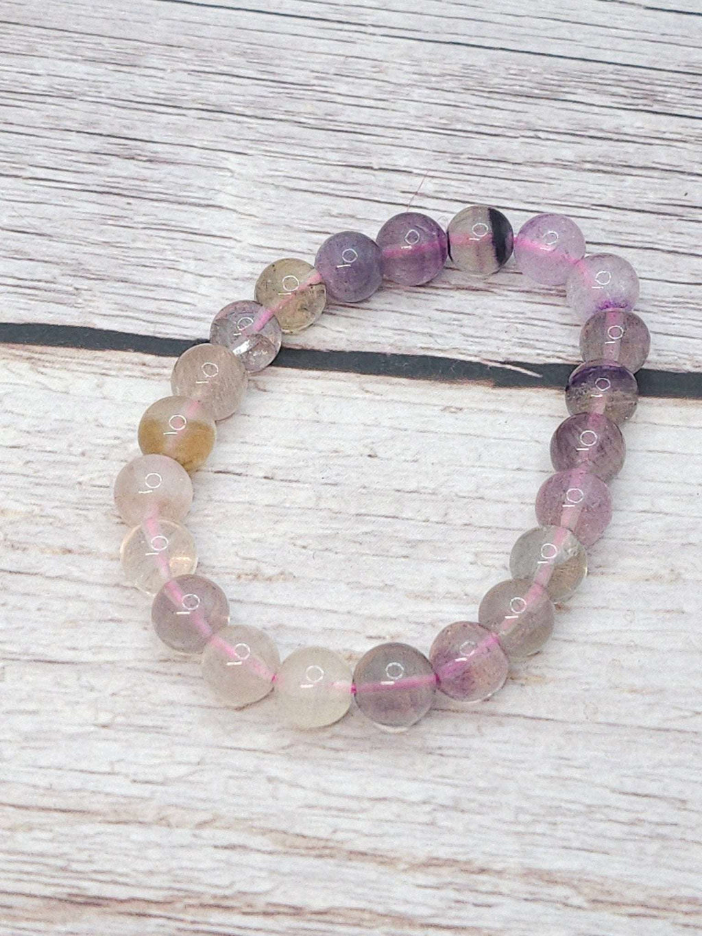Bracelet Fluorite Multicolore 10mm - Kumari Legacy