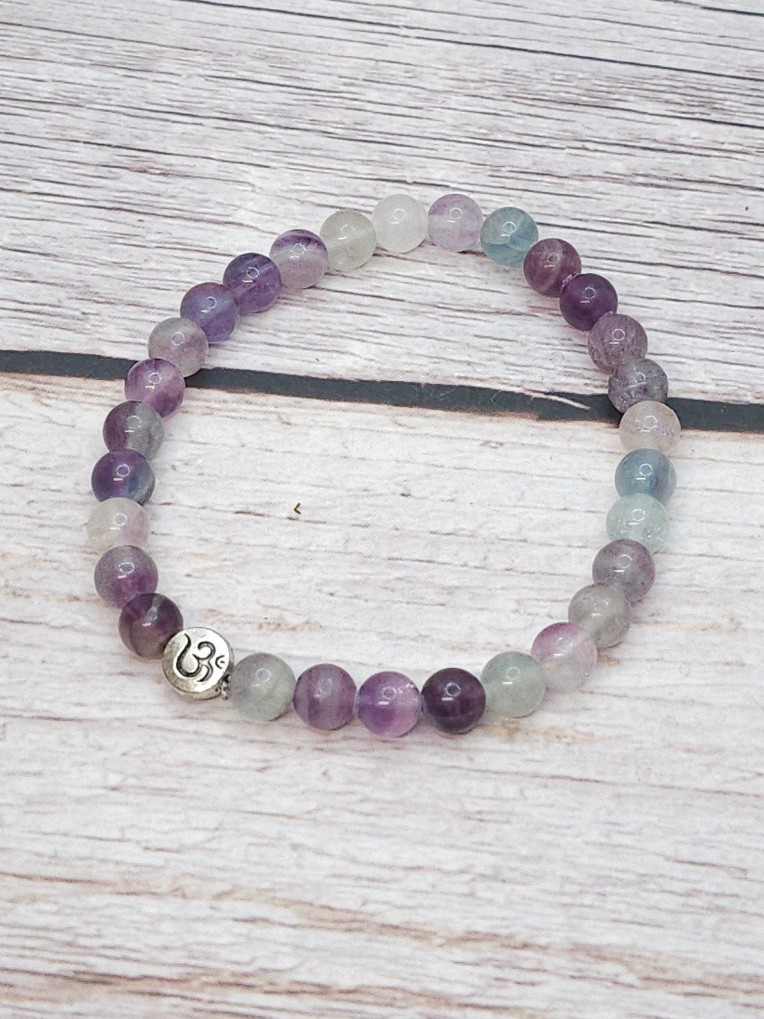 Bracelet Fluorite Multicolore 6mm - Kumari Legacy