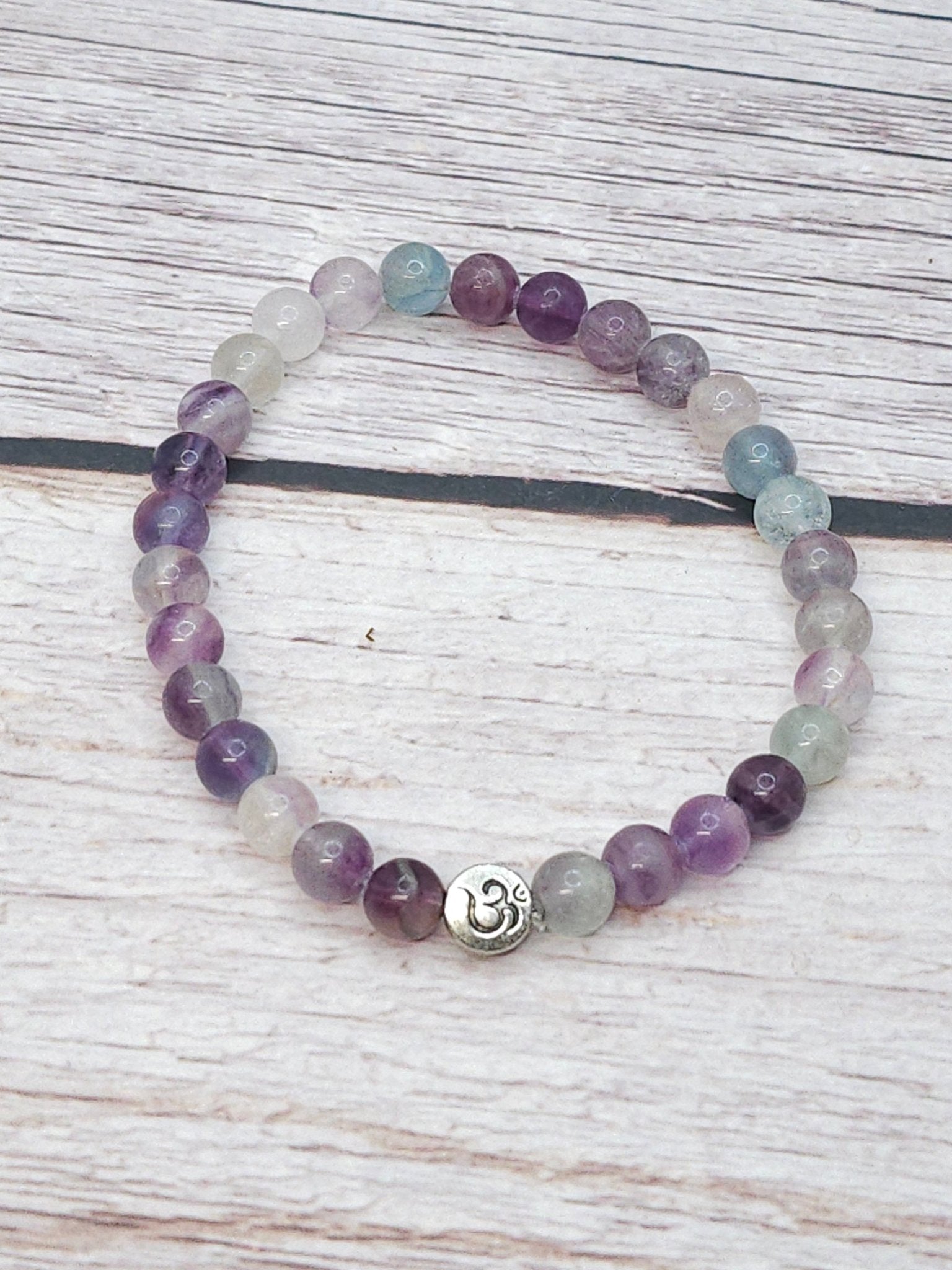 Bracelet Fluorite Multicolore 6mm - Kumari Legacy