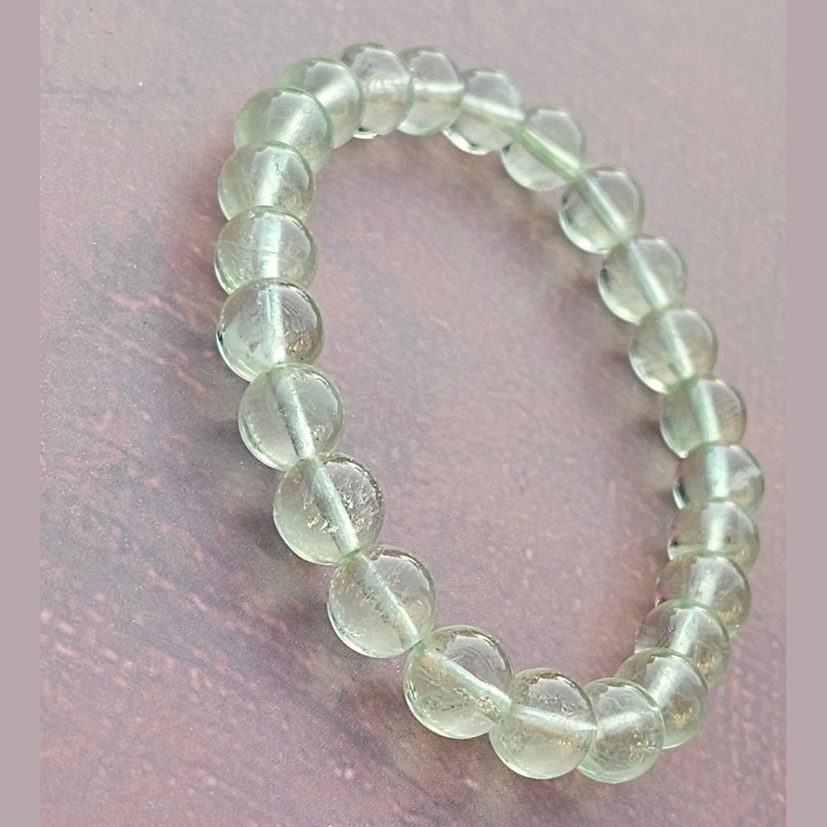 Bracelet Fluorite verte – 8mm - Kumari Legacy