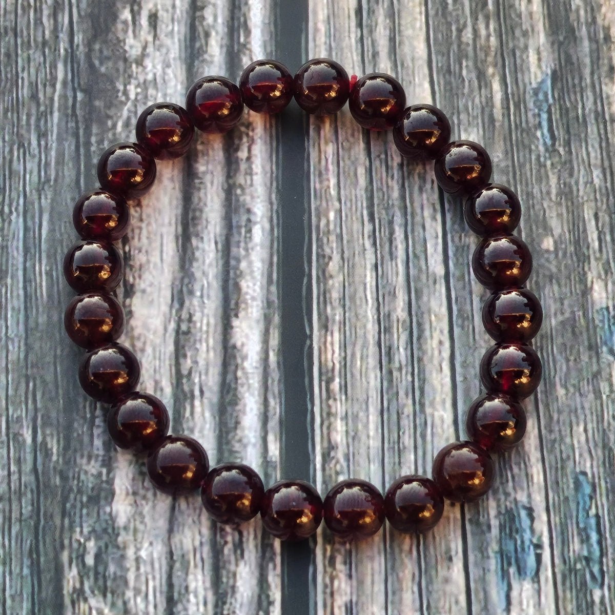 Bracelet Grenat – 8mm - Kumari Legacy