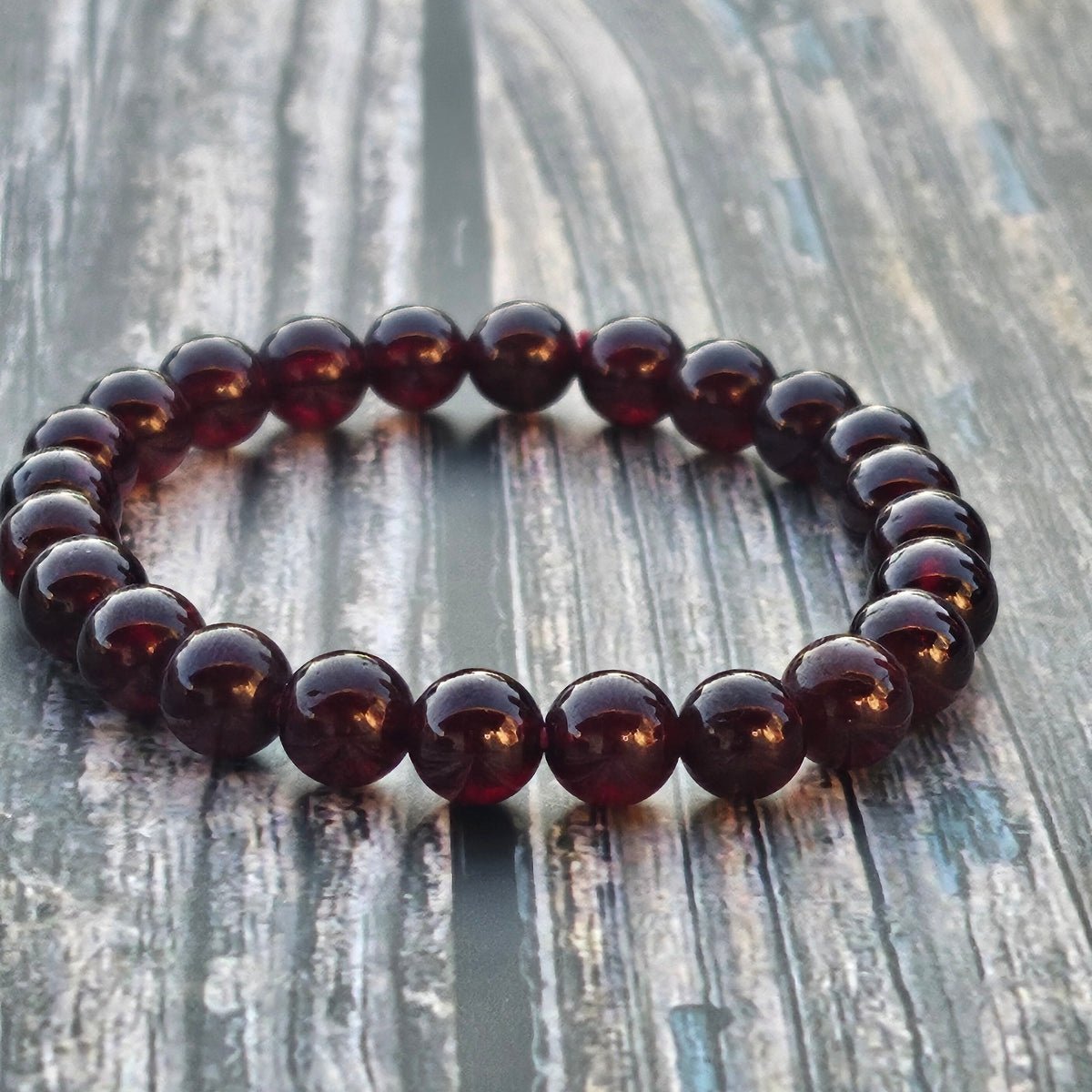 Bracelet Grenat – 8mm - Kumari Legacy