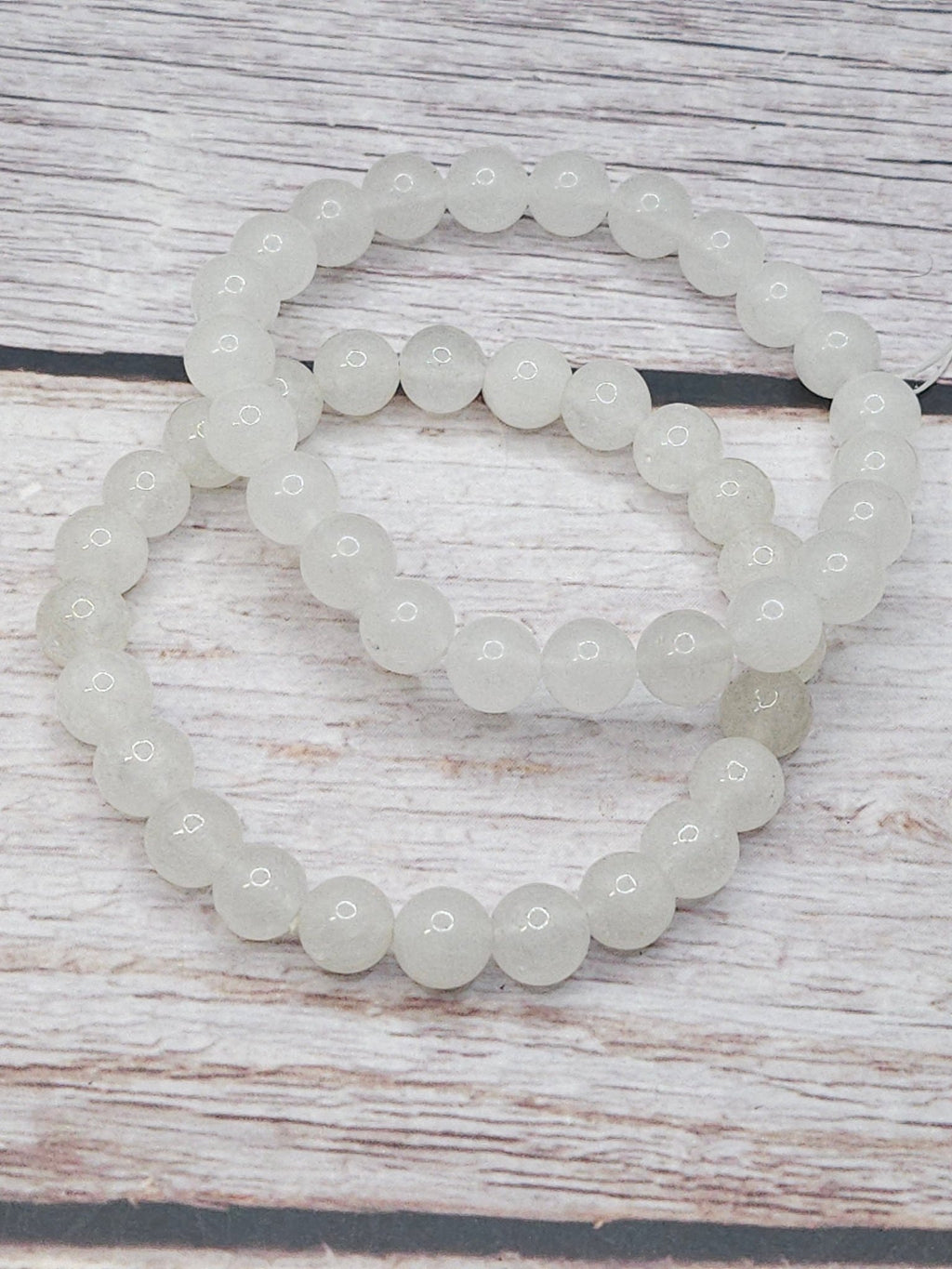 Bracelet Jade Blanc 8mm - Kumari Legacy