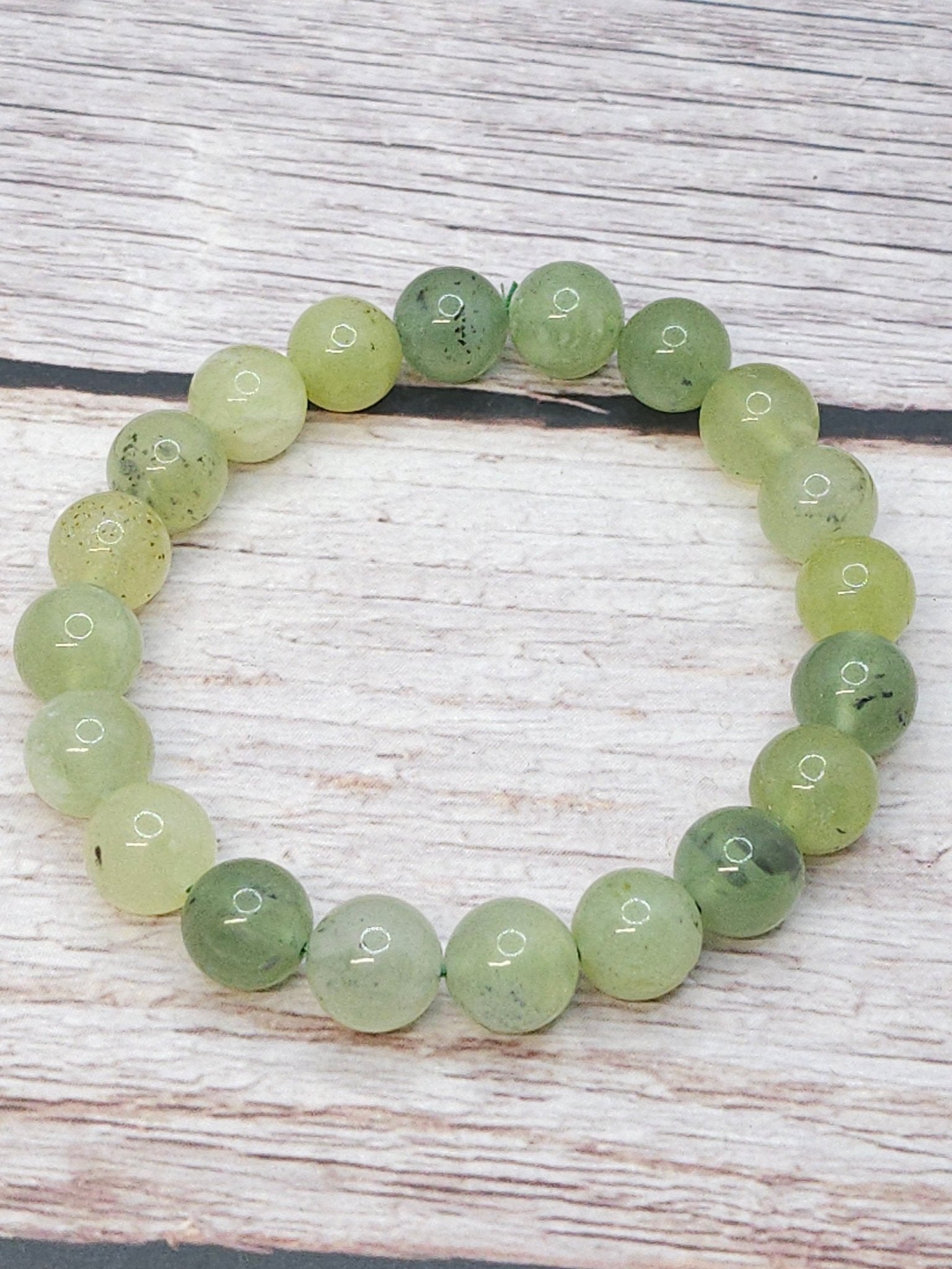 Bracelet Jade Vert 10mm - Kumari Legacy