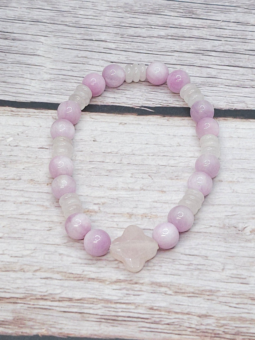 Bracelet Kunzite 8mm – Haute Qualité - Kumari Legacy