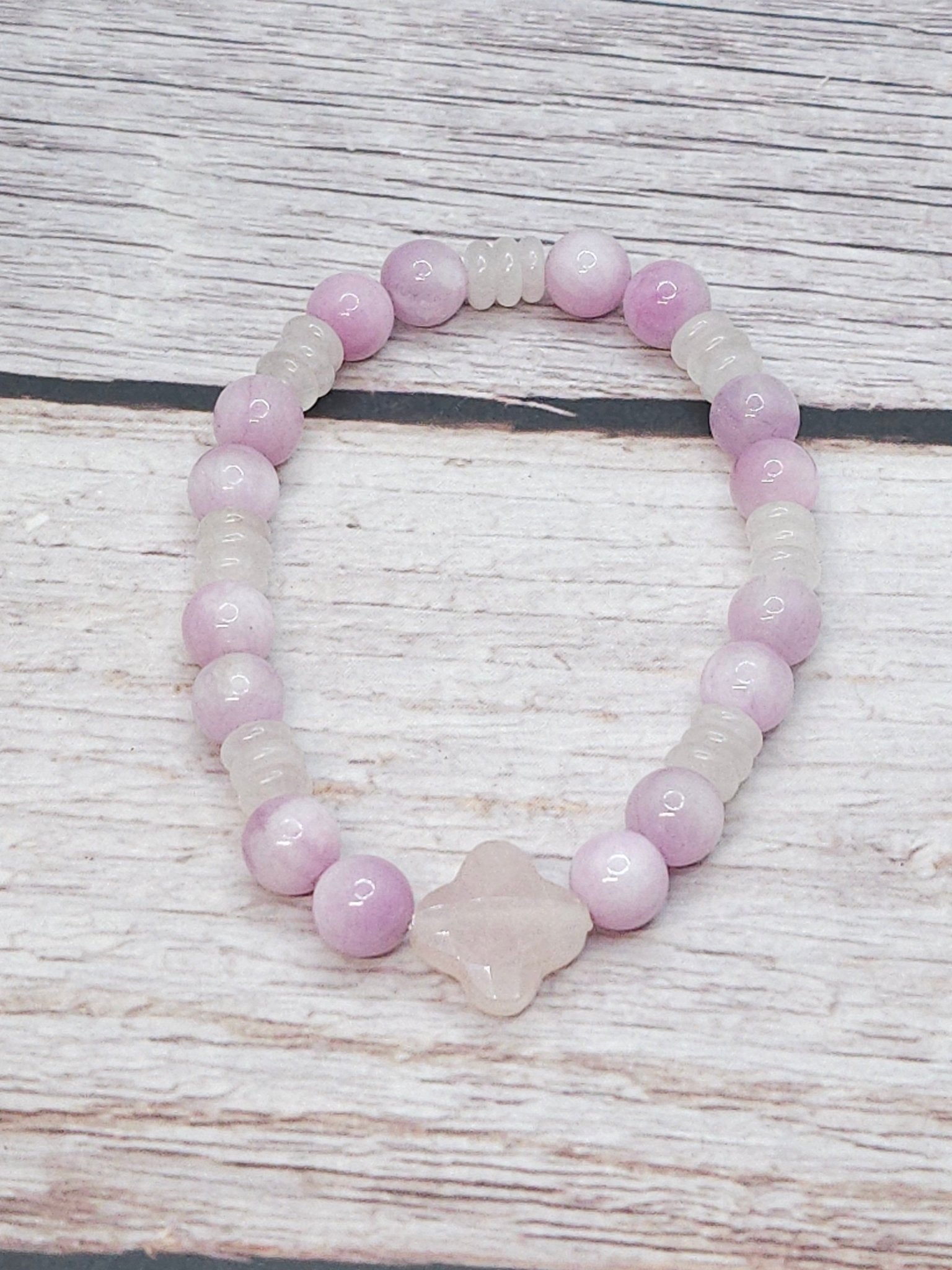 Bracelet Kunzite 8mm – Haute Qualité - Kumari Legacy