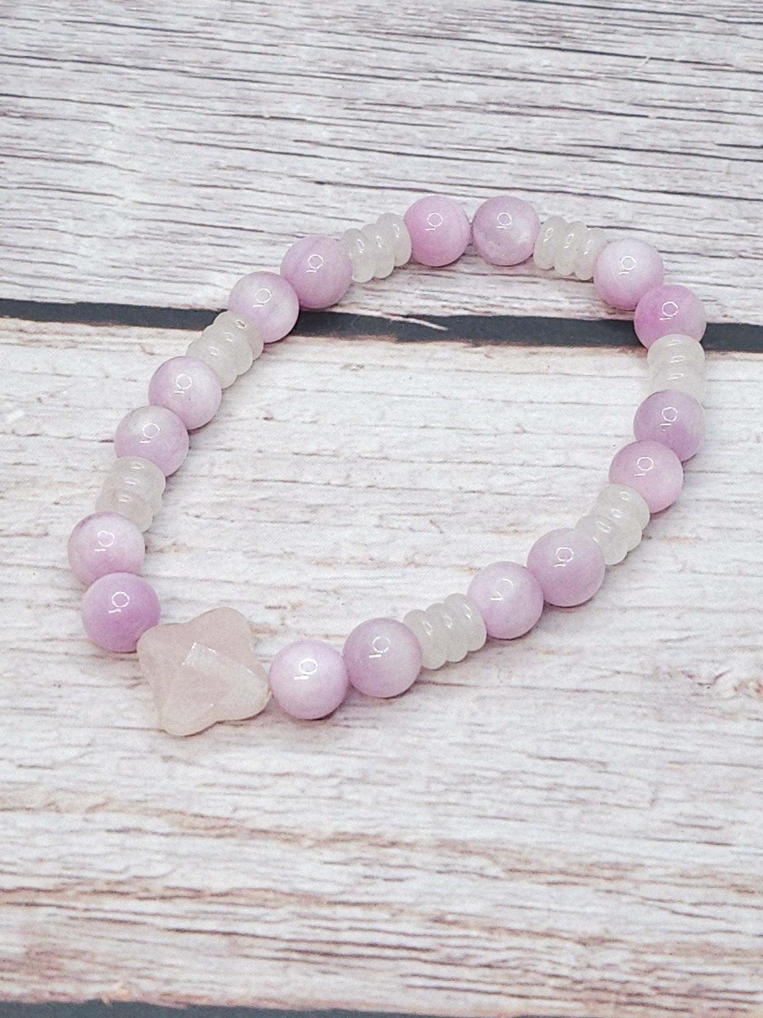 Bracelet Kunzite 8mm – Haute Qualité - Kumari Legacy