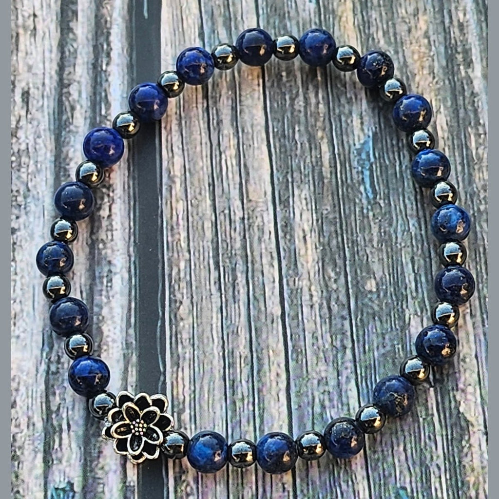 Bracelet Lapis-lazuli Pakistan – 6mm - Kumari Legacy