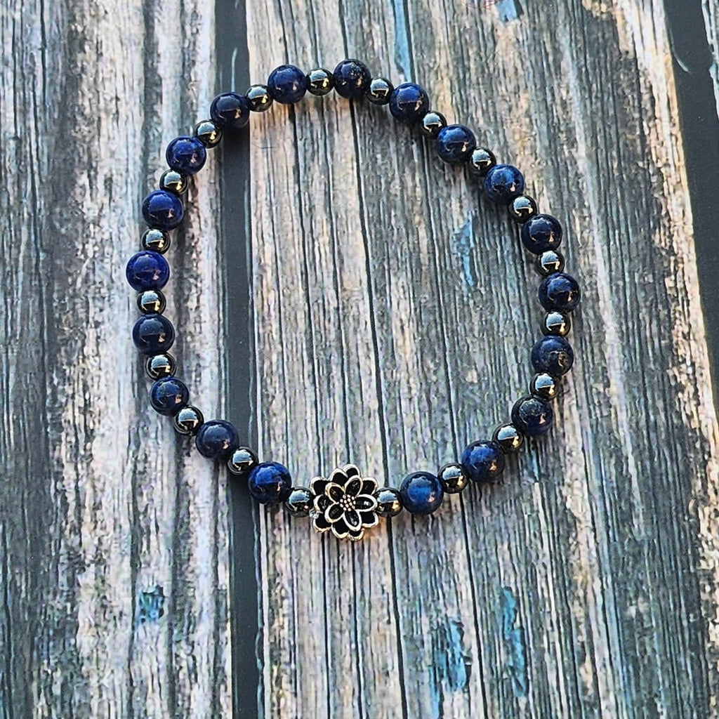 Bracelet Lapis-lazuli Pakistan – 6mm - Kumari Legacy